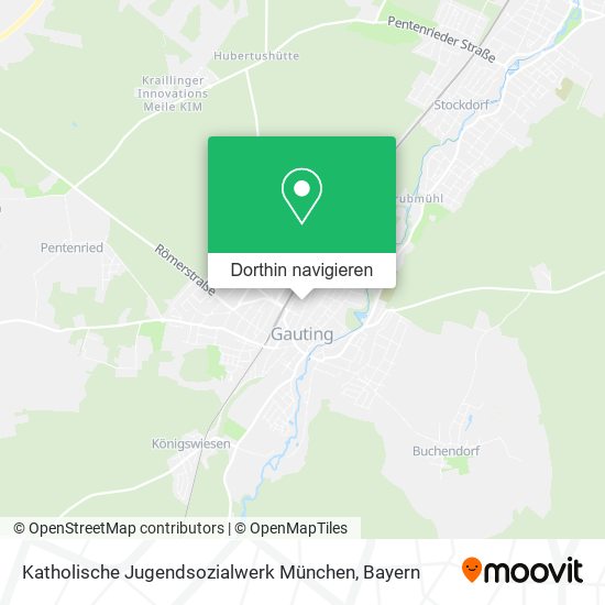 Katholische Jugendsozialwerk München Karte