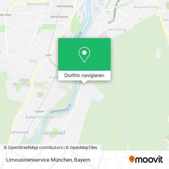 Limousinenservice München Karte