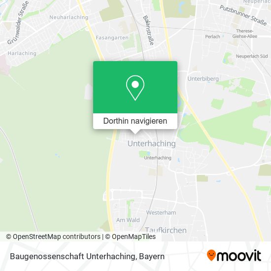 Baugenossenschaft Unterhaching Karte