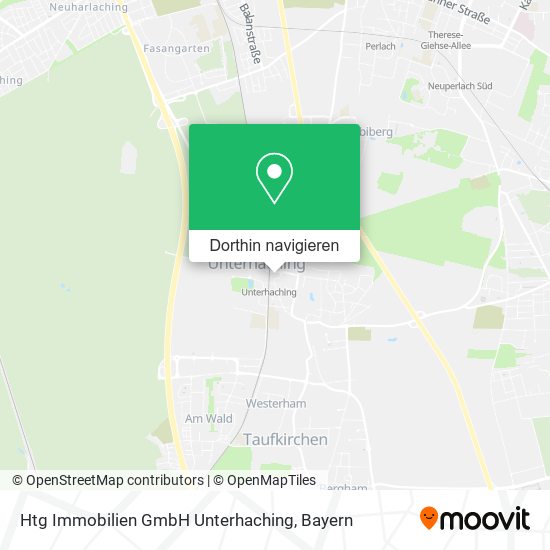 Htg Immobilien GmbH Unterhaching Karte