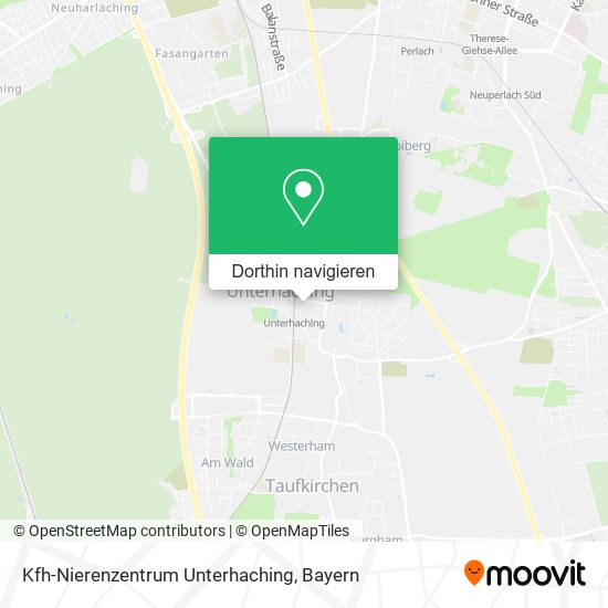 Kfh-Nierenzentrum Unterhaching Karte