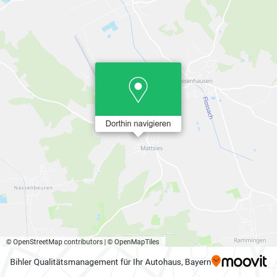 Bihler Qualitätsmanagement für Ihr Autohaus Karte