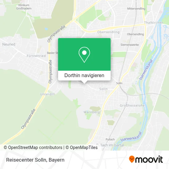 Reisecenter Solln Karte
