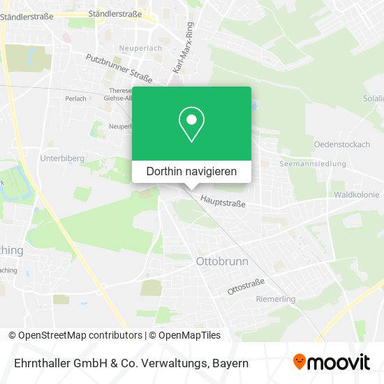 Ehrnthaller GmbH & Co. Verwaltungs Karte