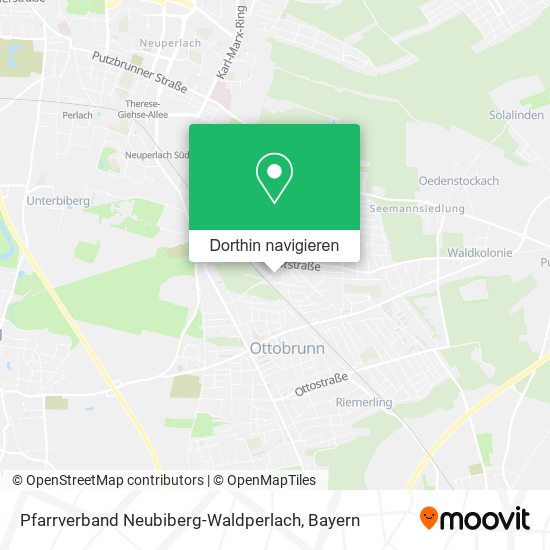 Pfarrverband Neubiberg-Waldperlach Karte