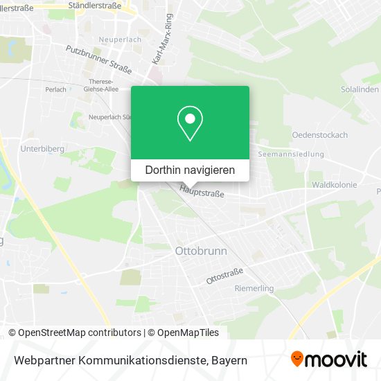 Webpartner Kommunikationsdienste Karte