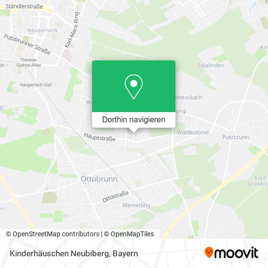 Kinderhäuschen Neubiberg Karte