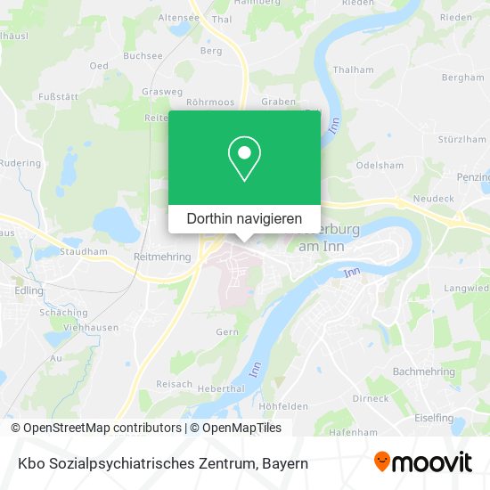 Kbo Sozialpsychiatrisches Zentrum Karte