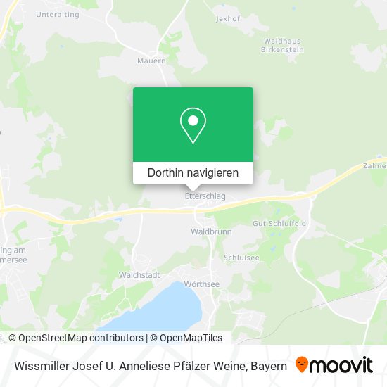 Wissmiller Josef U. Anneliese Pfälzer Weine Karte
