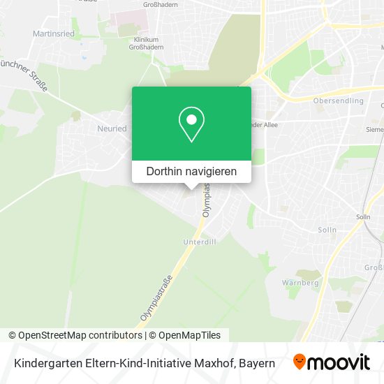 Kindergarten Eltern-Kind-Initiative Maxhof Karte