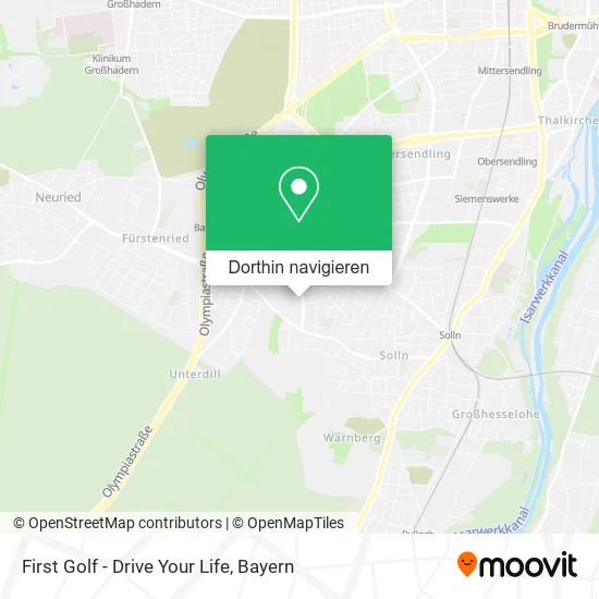 First Golf - Drive Your Life Karte