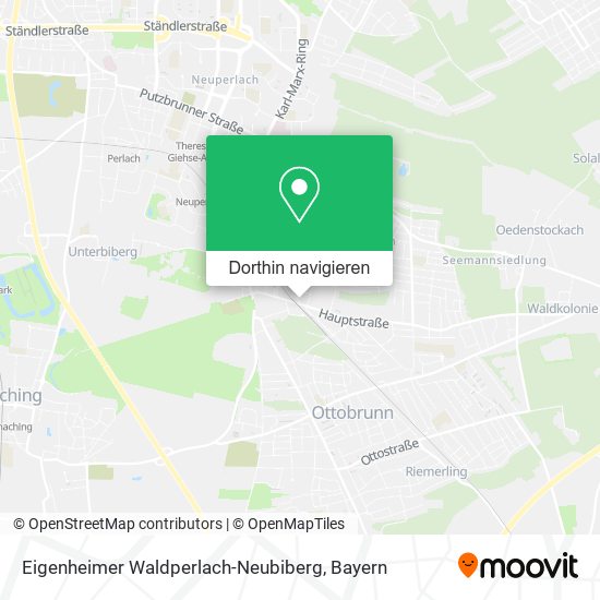Eigenheimer Waldperlach-Neubiberg Karte