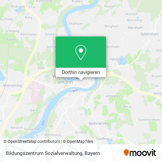 Bildungszentrum Sozialverwaltung Karte