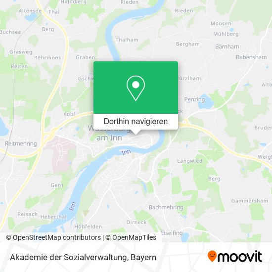 Akademie der Sozialverwaltung Karte