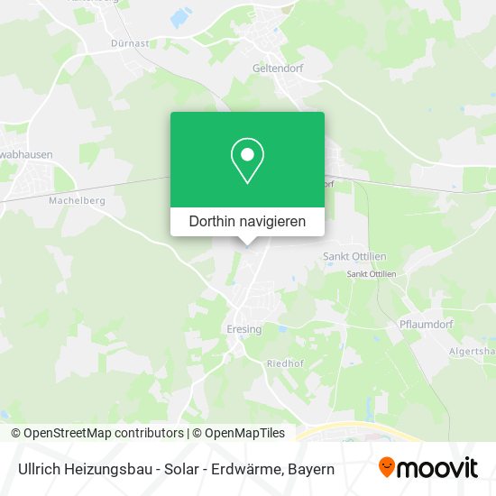 Ullrich Heizungsbau - Solar - Erdwärme Karte
