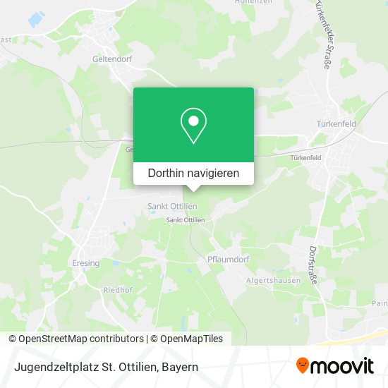 Jugendzeltplatz St. Ottilien Karte