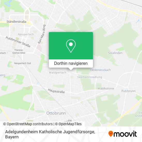 Adelgundenheim Katholische Jugendfürsorge Karte