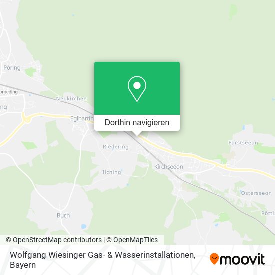 Wolfgang Wiesinger Gas- & Wasserinstallationen Karte