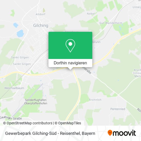 Gewerbepark Gilching-Süd - Reisenthel Karte