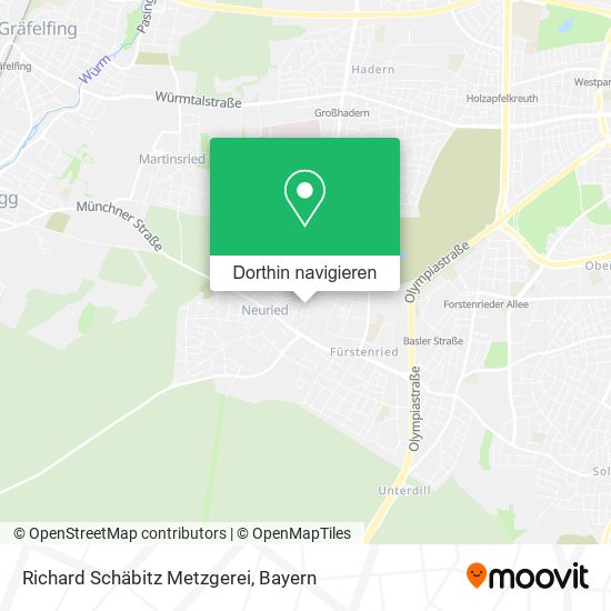 Richard Schäbitz Metzgerei Karte