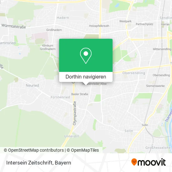 Intersein Zeitschrift Karte