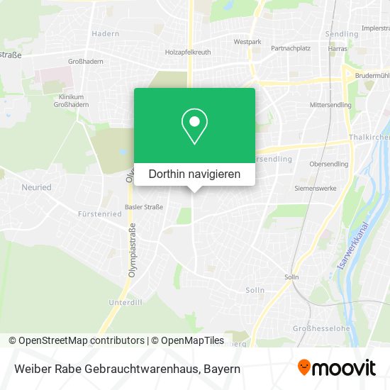 Weiber Rabe Gebrauchtwarenhaus Karte