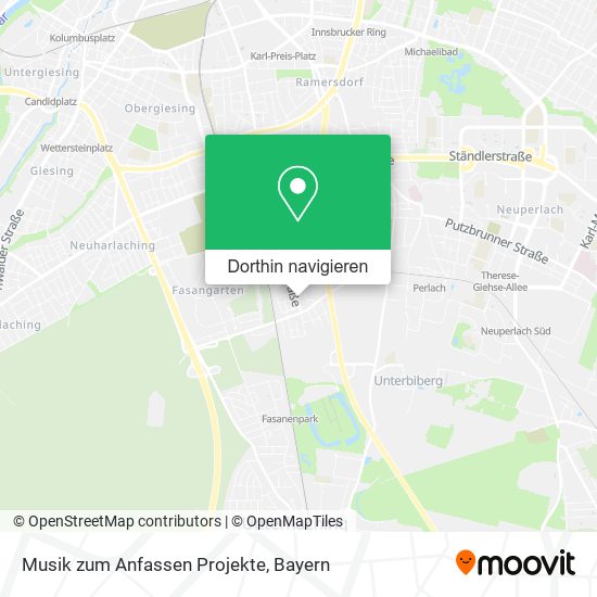 Musik zum Anfassen Projekte Karte