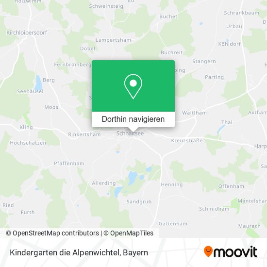 Kindergarten die Alpenwichtel Karte
