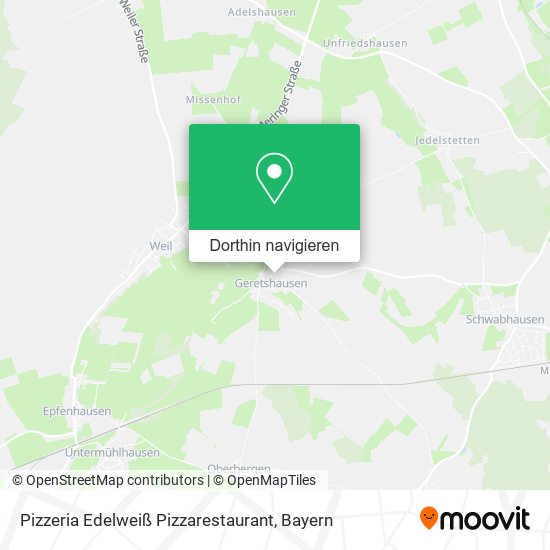Pizzeria Edelweiß Pizzarestaurant Karte