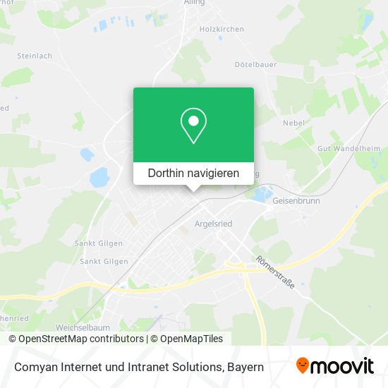 Comyan Internet und Intranet Solutions Karte