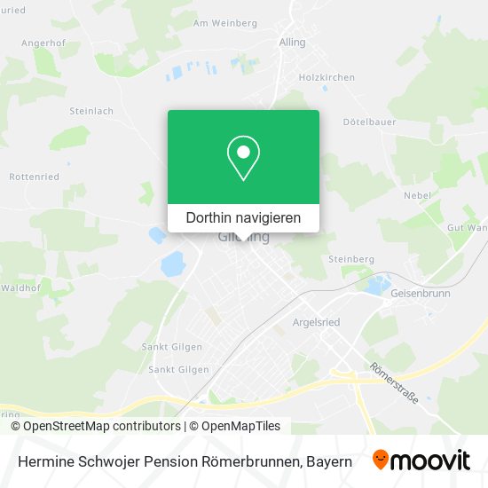 Hermine Schwojer Pension Römerbrunnen Karte