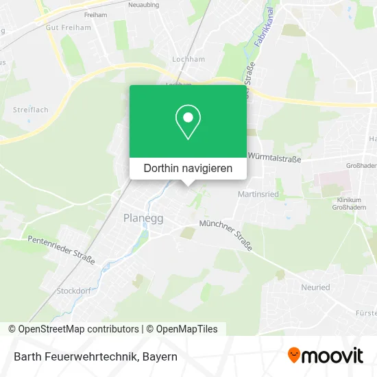 Barth Feuerwehrtechnik Karte