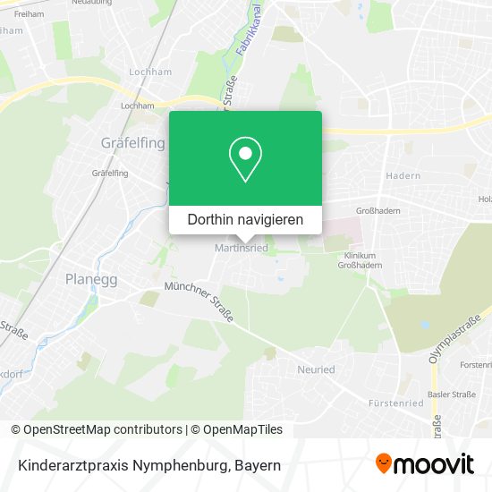 Kinderarztpraxis Nymphenburg Karte