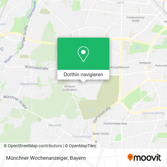 Münchner Wochenanzeiger Karte
