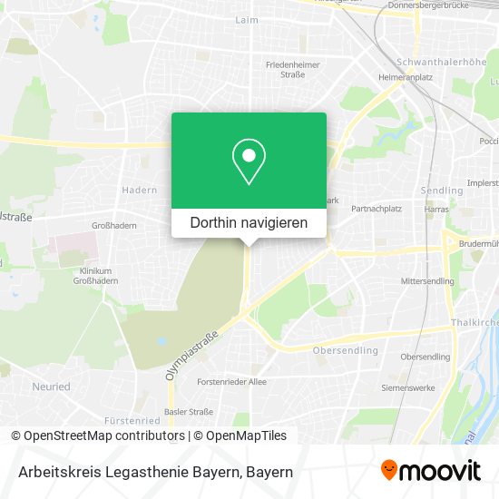 Arbeitskreis Legasthenie Bayern Karte