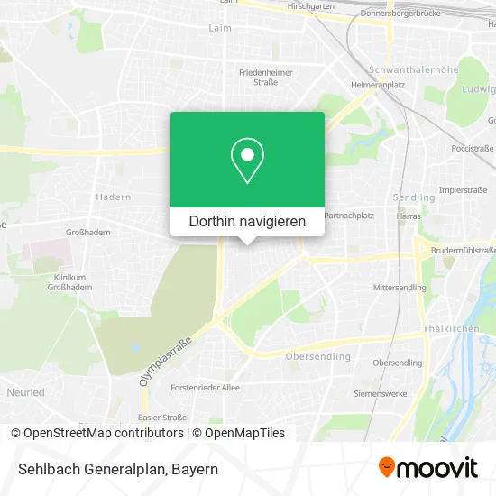 Sehlbach Generalplan Karte