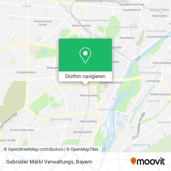 Gebrüder Märkl Verwaltungs Karte