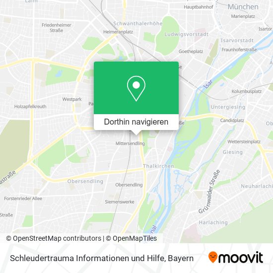 Schleudertrauma Informationen und Hilfe Karte