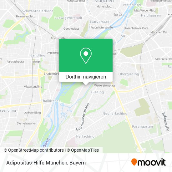 Adipositas-Hilfe München Karte