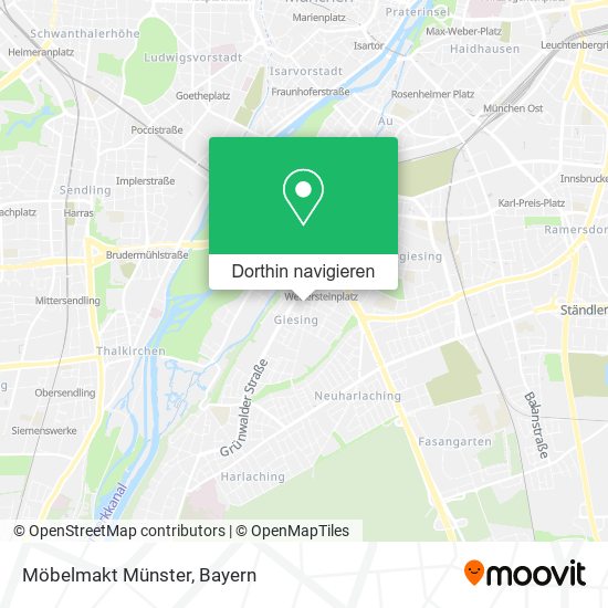 Möbelmakt Münster Karte