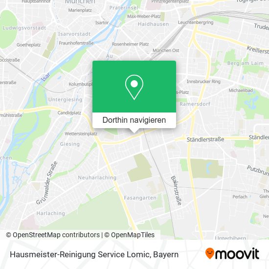Hausmeister-Reinigung Service Lomic Karte