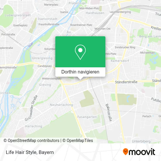 Life Hair Style Karte