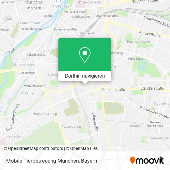 Mobile Tierbetreuung München Karte