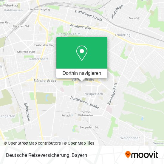 Deutsche Reiseversicherung Karte