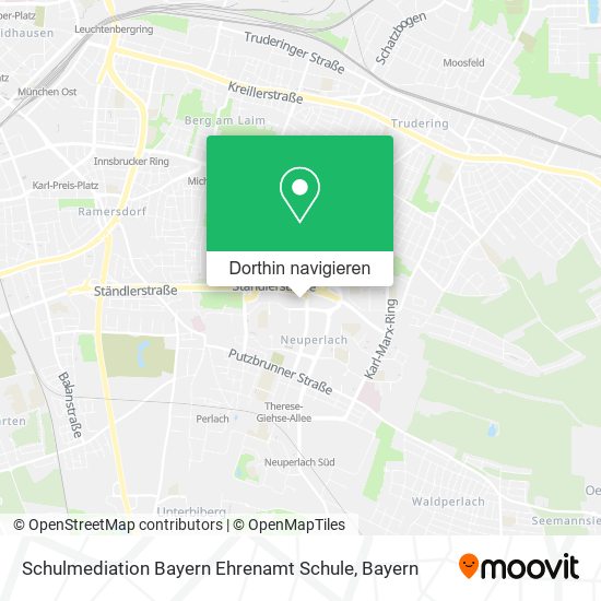 Schulmediation Bayern Ehrenamt Schule Karte
