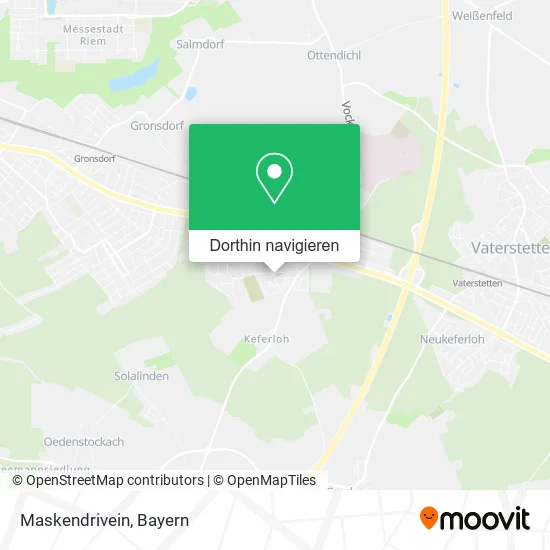 Maskendrivein Karte