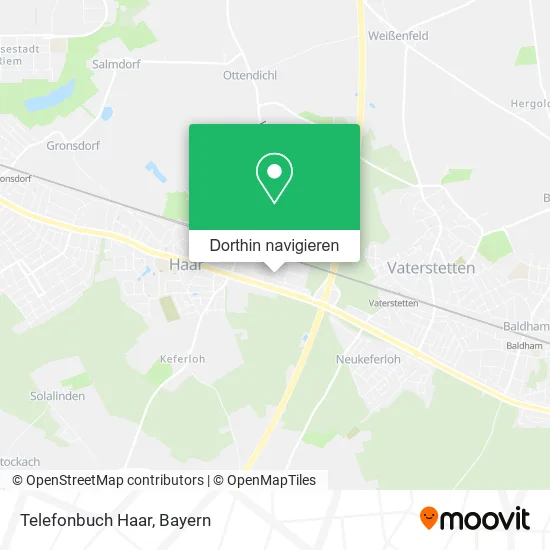 Telefonbuch Haar Karte