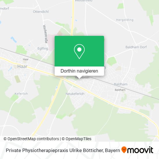 Private Physiotherapiepraxis Ulrike Bötticher Karte