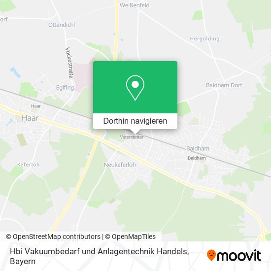 Hbi Vakuumbedarf und Anlagentechnik Handels Karte