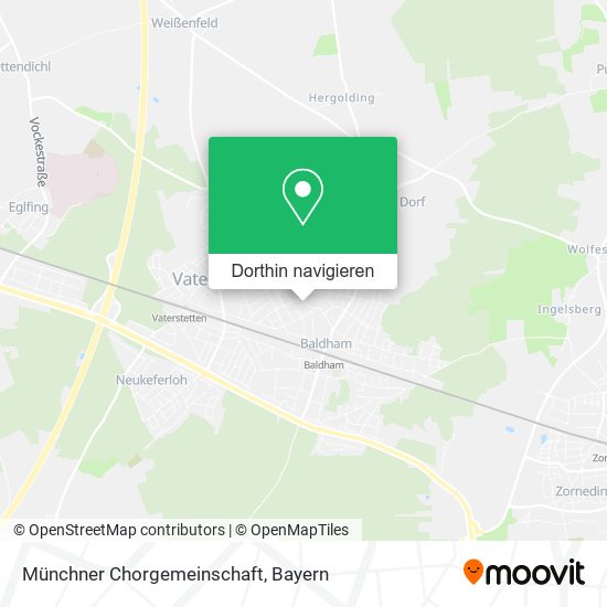 Münchner Chorgemeinschaft Karte